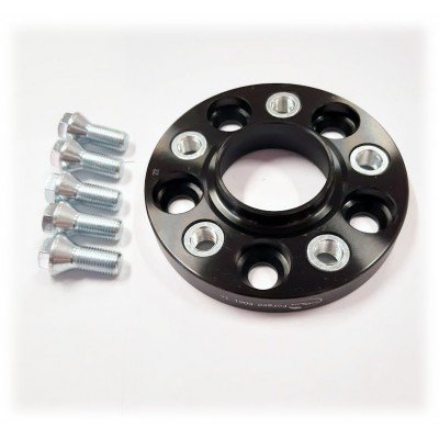 PCD change adapter from 5x108(auto) - to 5x112(wheel) | 20mm | 67.1/57.1 | Black edition | 14x1.5