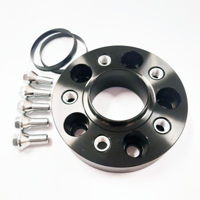 Adaptateur de roue pour  MB G, Touareg, Q7 5x130 | 25mm | 84.1/71.5 | 14x1.5 | double fixation | série noire