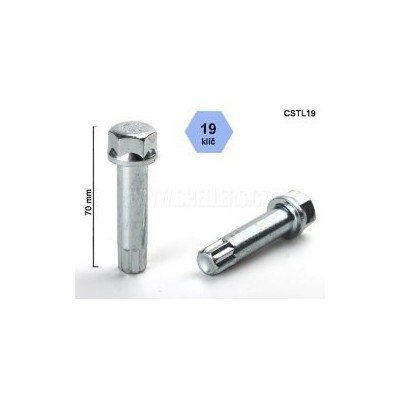 Llave perno tipo estrella  H19 plata