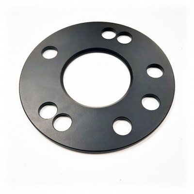 Adaptateur de roue pour  BMW 5x120 | 25mm | 74.1/72.6 | 12x1.5 | double fixation | série noire
