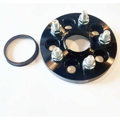 PCD change adapter from 5x100(auto) - to 5x112(wheel) | 20mm | 57.1/57.1 | Black edition | 12x1.25