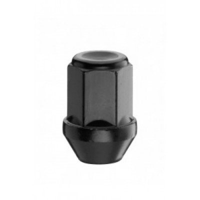 Wheel lug nut M14x1.5x27 Conical H19 Black