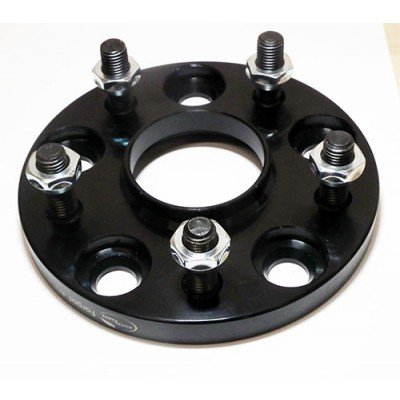 Adaptateur de roue pour  Nissan, Subaru,..  5x114.3 | 15mm | 66.1/56.1 | 12x1.25 | double fixation | série noire