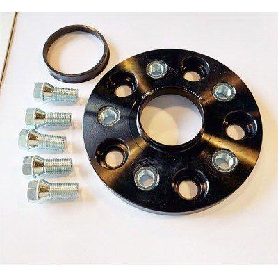 PCD change adapter from 5x114.3(auto) - to 5x112(wheel) | 18mm | 71.5/57.1 | Black edition | 12x1.5