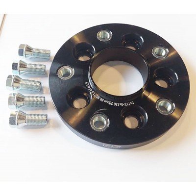 PCD change adapter from 5x110(auto) - to 5x114.3(wheel) | 20mm | 65.1/60.1 | Black edition